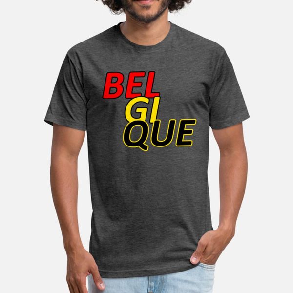 

belgium t shirt men personalized 100% cotton o neck outfit sunlight building summer standard shirt