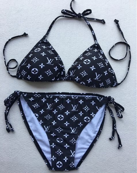 

2020 two-piece bikini women's swimwear new style swimming swimsuit high cut ladies bikini, White;black