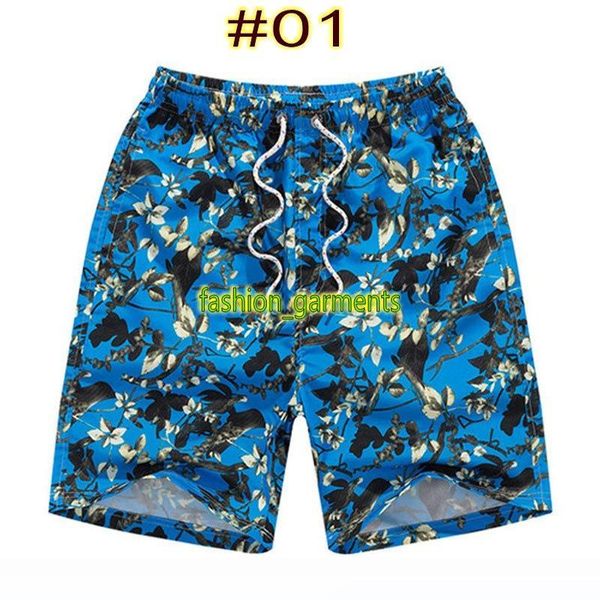 

new fashion mens shorts mens beach pants loose large size swimming quick-drying pants mens stylist shorts, Black