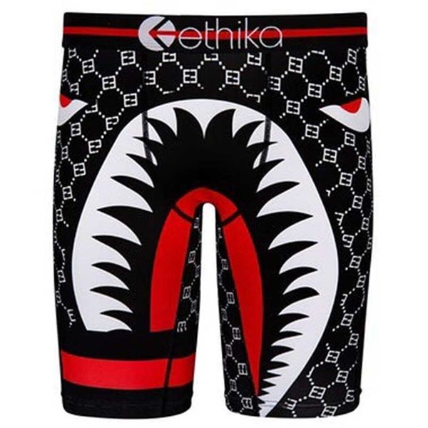 2020 New Designes Ethika Men Boxer Briefs Shark Printing Sports Hip Hop