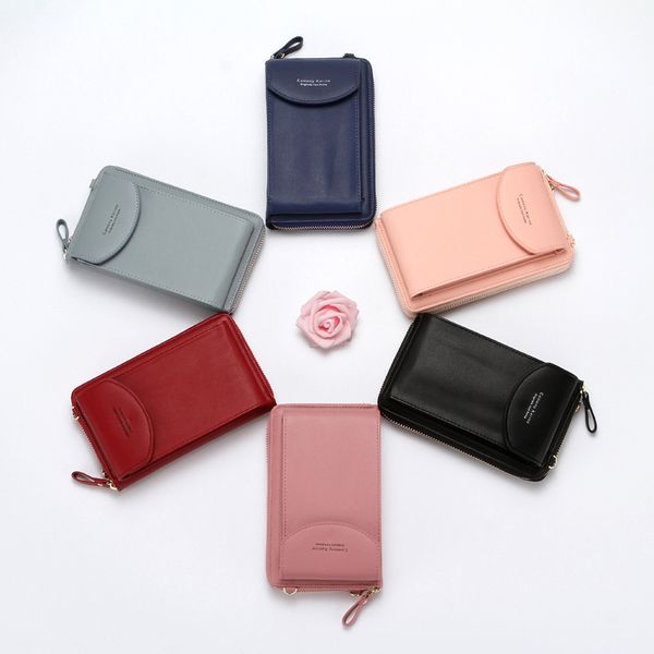 

2020 new style women's wallet women's mobile phone purse shoulder bag wallet