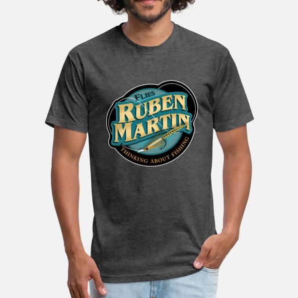 

ruben martin fly tying fly fishing logo products t shirt men character tee shirt euro size s-3xl novelty cute new style summer family