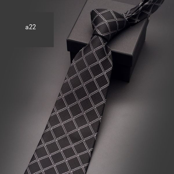 

2020 brand new fashion formal suit business special pattern 9cm necktie wedding party tie for men tie with gift box, Black;gray