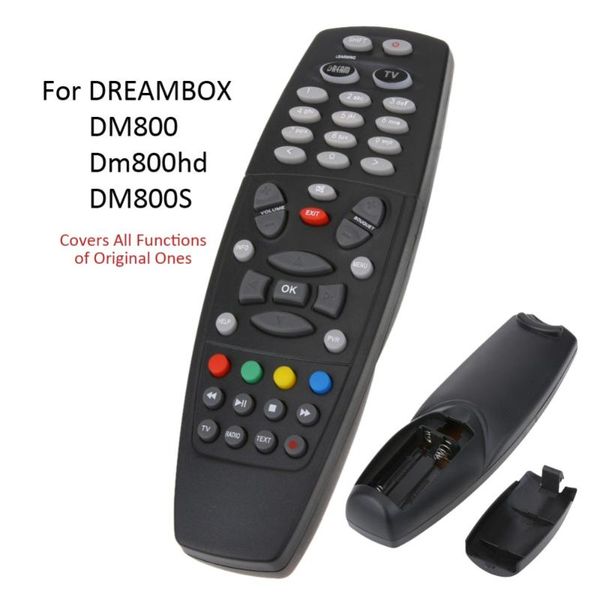 

remote controlers smart tv control replacement television unit black all functions for dream box dm800 dm800hd dm800se hdtv