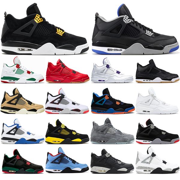 

new jumpman 4 баскетбольная обувь wings черный кот bred прохладный серый royalty мужские кроссовки runner атлетики на открытом воздухе дышащ