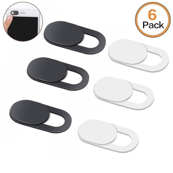 

factory wholesale 6pcs selling case webcam webcam privacy blocking device black ultra-thin computer stand wholesale direct delivery