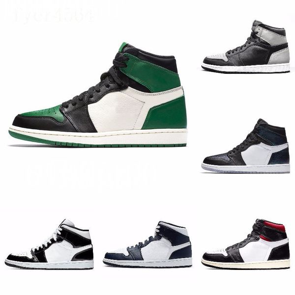 

new 1s high 3 shattered og bred toe banned game royal shoes men 1s shadow sneakers with box j#08-266