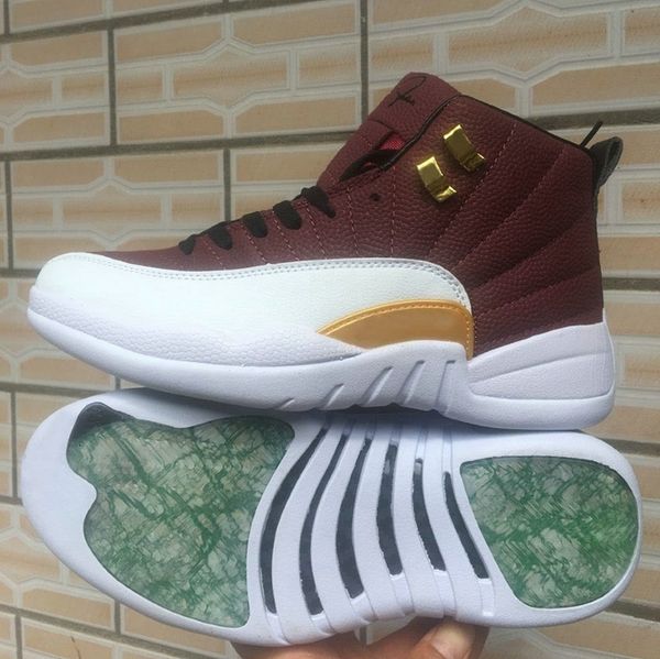 

2020 summer gradients volt orange 12 12s mens basketball shoes brown white designer sports sneakers trainers baskets jumpman des chaussures, Black