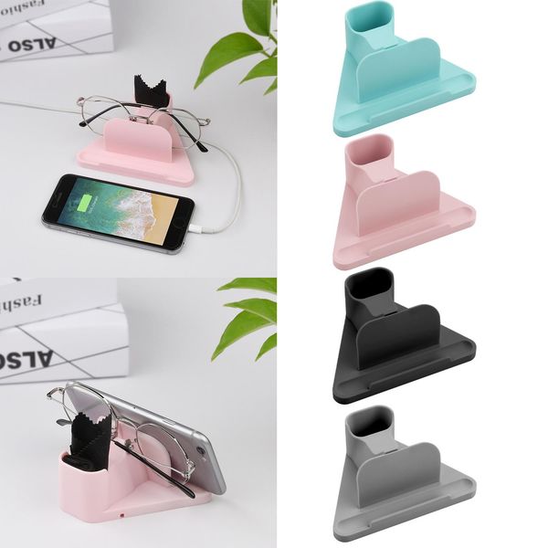 

desk nightstand holder stand phone silicone standing for gadget storage bracket office besegad home eyeglass wcykb longdrake