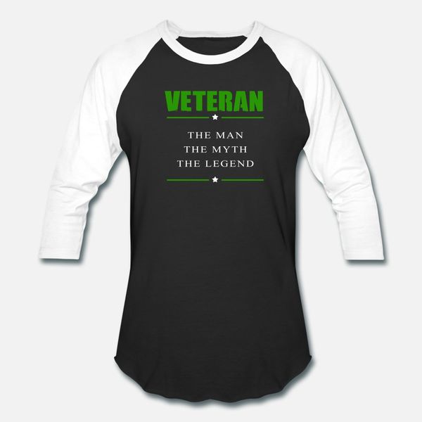

veteran hero the man the myth the legend t shirt men print 100% cotton o neck gents crazy authentic spring autumn pattern shirt