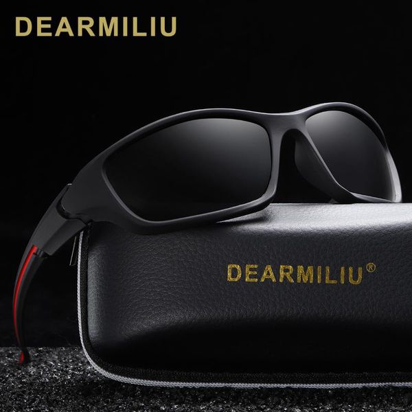 

sunglasses dearmiliu fashion polarized men designer vintage driving sun glasses male goggles shadow uv400, White;black