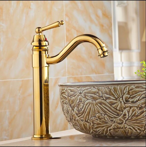 

bathroom basin faucet high arch antique/gold/chrome/black oil sink faucet water copper material bathroom