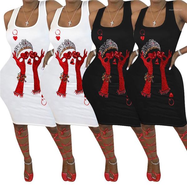 

scoop neck poker девочка шаблон печати карандаш платье моды одежда для женщин лето женщин конструктора bodycon платье sexy, Black;gray