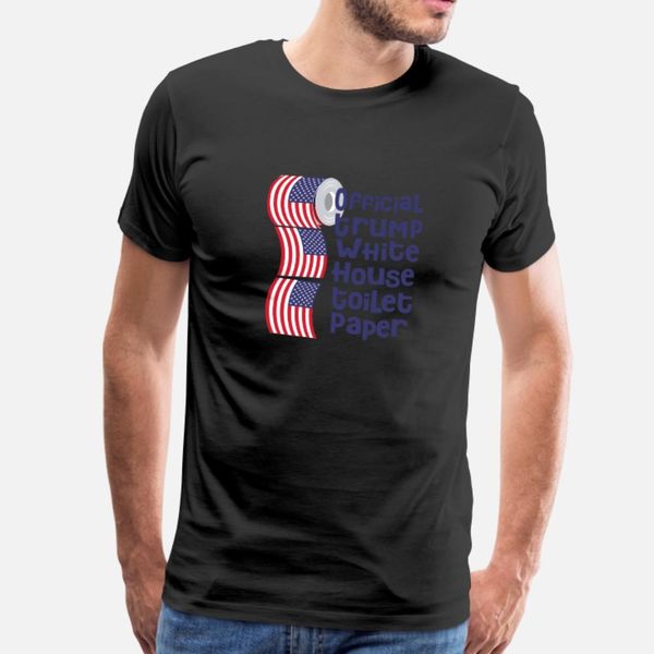 

official trump toilet paper t shirt men print tee shirt euro size s-3xl fit building summer style leisure shirt