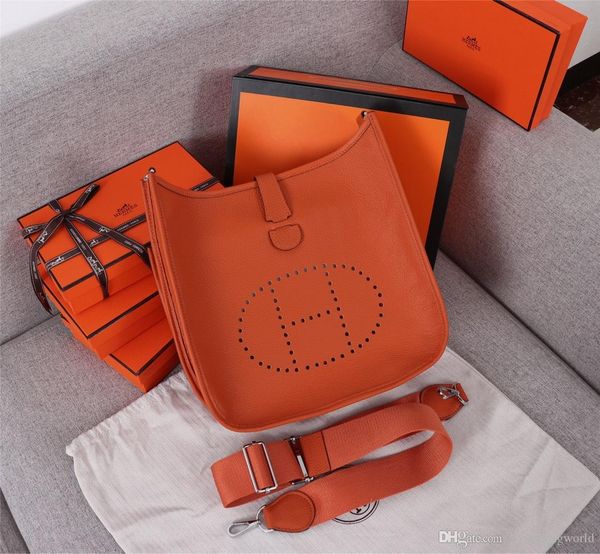 

wholesale r handbags men handbags women toe cover cowhide net red ins same hollow h shaped buckle un