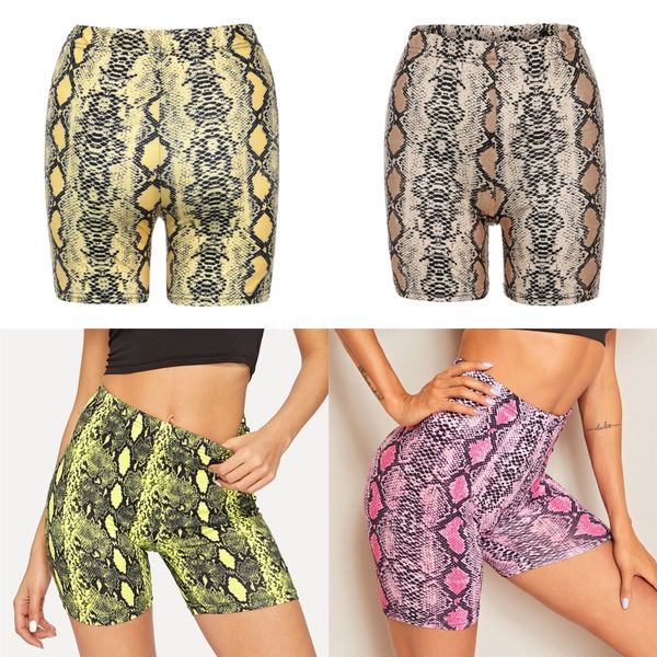 

workout yoga shorts printed high- hip stretch seamless gym shorts running sports short fitness exercise short#347, White;red