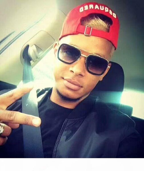 

metal gold square pilot sunglasses grey shaded 7806 sun glasses fashion designer brand sunglasses new with case, White;black