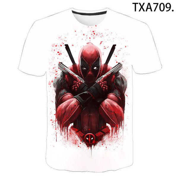 

deadpool boy girl cool 3d print shirts hippie kawaii aesthetic men clothing