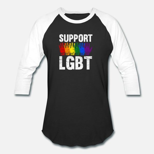

поддержка lgbt тенниски мужчины designs хлопок o шея костюм фитнес basic spring letter рубашка