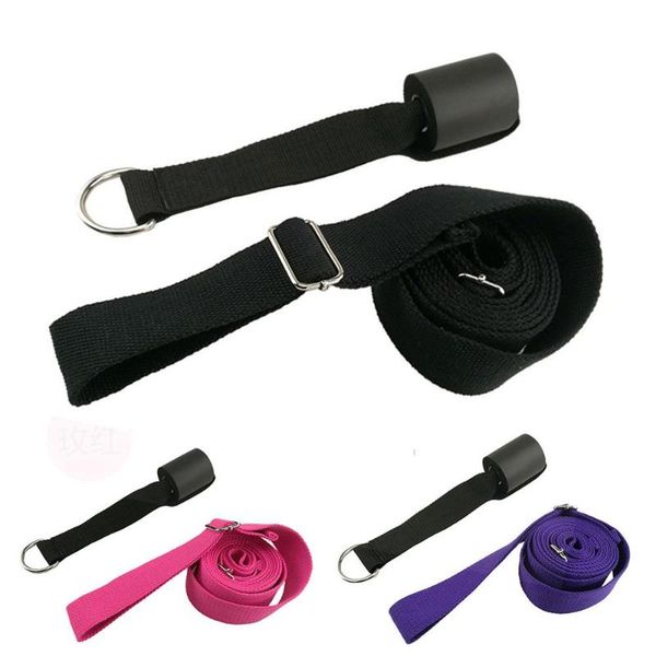 

djustable ballet stretch band leg stretcher with door achor gymnastics exercise dance training foot stretching band strap