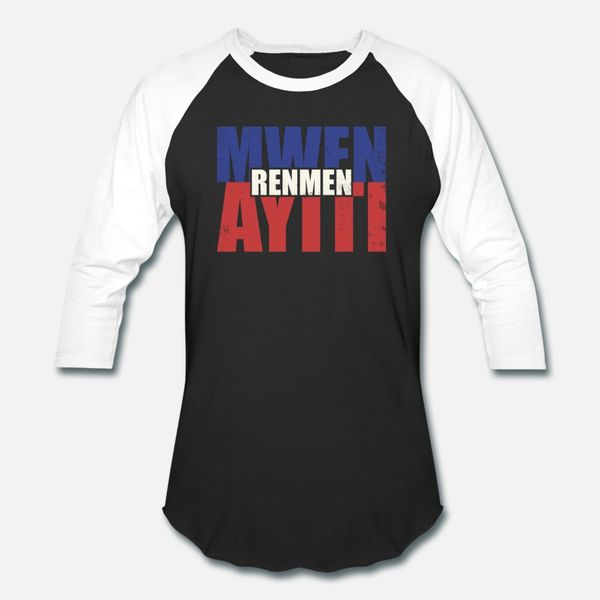 

mwen renmen ayiti i love haiti haitian pride t shirt men character short sleeve s-3xl outfit crazy comfortable summer style normal shirt