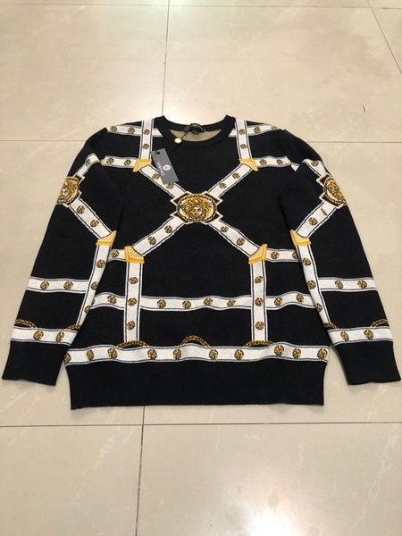 

2020 mens women designer sweater luxury sweatshirt classic letter long sleeve brand mens hoodies designer sweater knit pullover, Black;brown