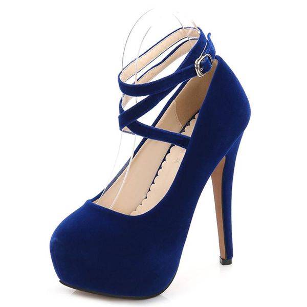 

women dress matching ladies party club suede surface summer autumn sweat absorption ankle strap, Black