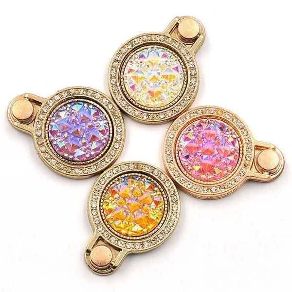 

finger diamond mobile phone degree holder metal for all 2018 phone 360 shiny luxury ring phone stand cell qpseller wpvvn