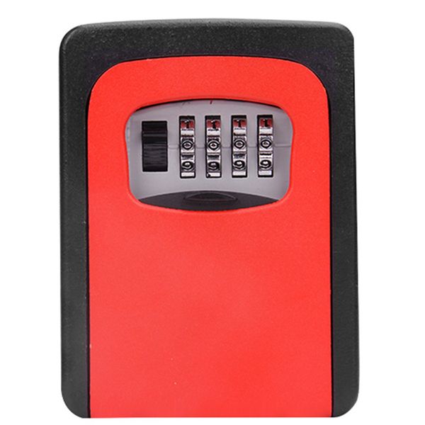 

resettable code password wall mounted 4-digit combination lock box multi-color