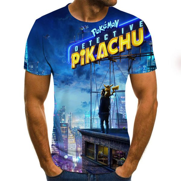 

new cartoon and cartoon 3d print shirts kawaii comics horror men clothing