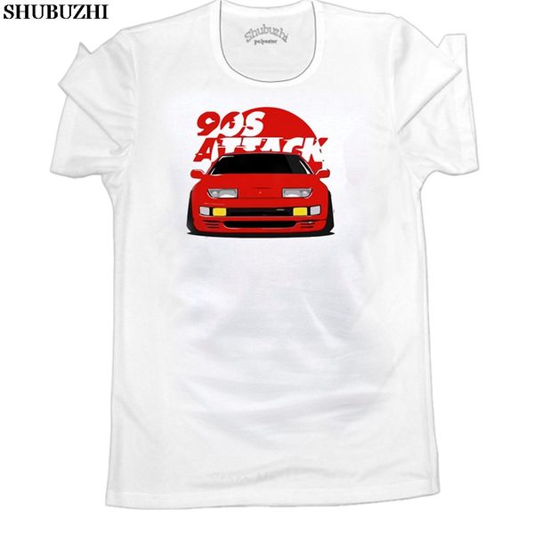 

funny tee shirts fairlady 300zx - 90s car attack teenage o-neck short t-shirt men grey men shirt
