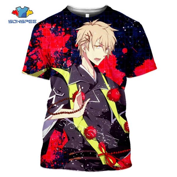 

cool men clothing blue exorcist 3d anime pullover 3d print shirts hippie horror kawaii men clothing