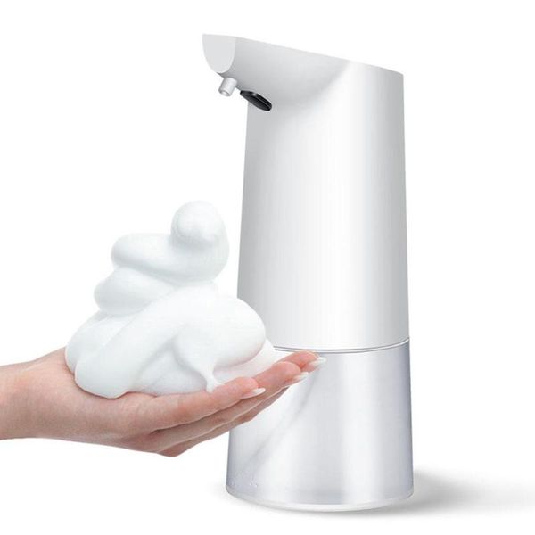 

foam soap dispenser bathroom kitchen infrared motion sensor hands-foaming touchless automatic soap pump dispenser 350ml