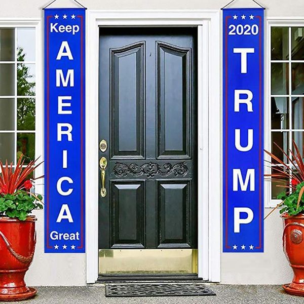 

180*30cm 2020 Trump Flag Make America Great Again for President Election Donald Trump Campaign Banner Flags Home Garden Decoration FY6065
