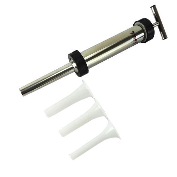 

filling tool press snack bars manual sausage maker stainless steel with pipes