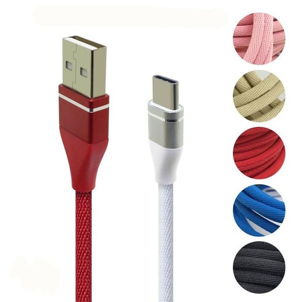 

cgjxsusb type c cable durable metal connector for samsung galaxy s9 s9 plus s8 micro usb cable s7 s6 android 1m 2m 3m