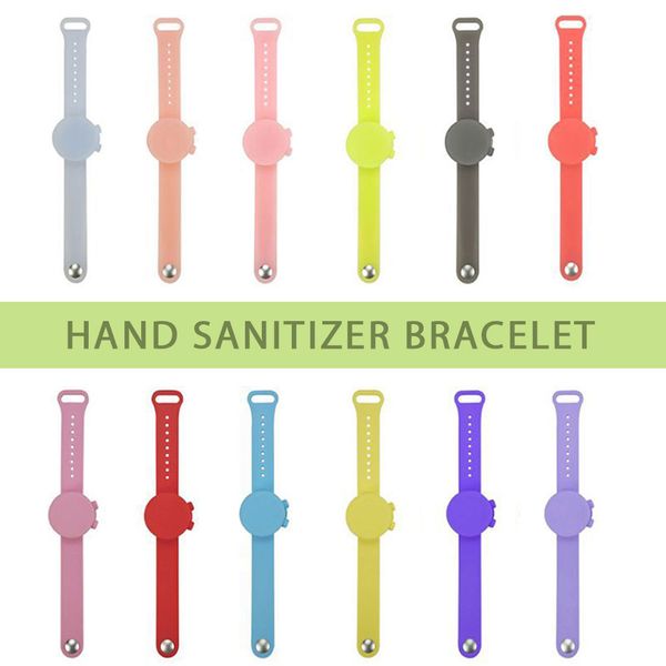 

2020 new hand sanitizer dispenser wristband hand sanitizer dispensing bracelet hand disinfection band sanitizer dispenser bottle