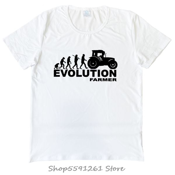

farmer evolution farming tractor t shirt machinery fashion summer printing t-shirt men modal shirt tees hip hop harajuku
