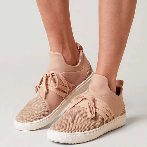 

blwbyl обувь женщина узелок плюс размер дышащей сетки кроссовок спорт обувь свет chaussures femme zapatos mujer sapato d620, Black