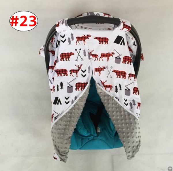 

ins baby car seat cover cotton cute blanket for girl boy holiday birthday gift