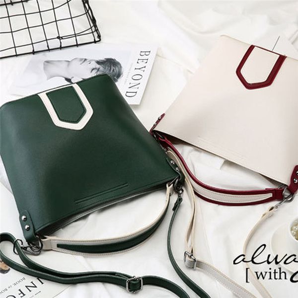 

fashion women pu leather handbags shoulder bag casual tote adjustable strap bags