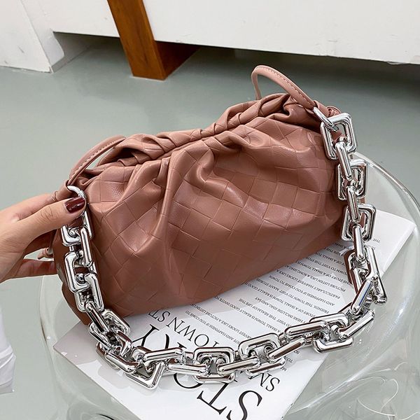 

swdf thick chain small pu leather hand bags for women 2020 women's bag trend handbags crossbody shoulder bag desingner hand
