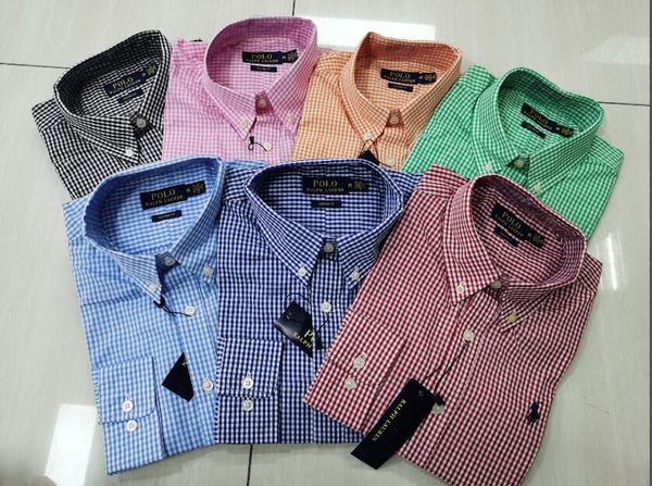 

mens casual long sleeve shirt plaid slim long sleeve cotton shirt free, White;black