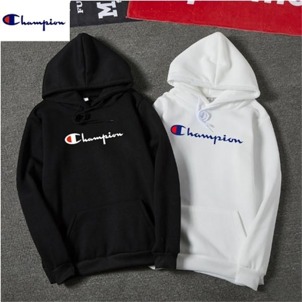 

#039;s brand fashion designer mens hoodie champions letter printing pullover sweatshirt luxury casual hooded sweater uupppu, Black