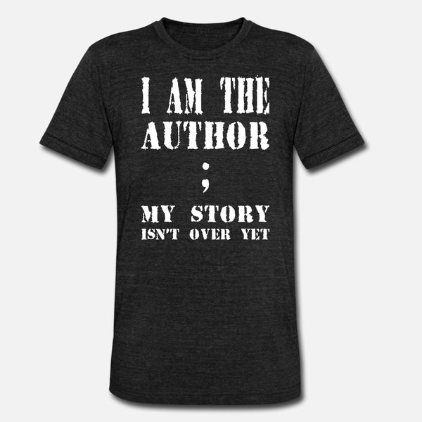 

i am the author t shirt men design tee shirt size s-3xl homme loose building spring normal shirt