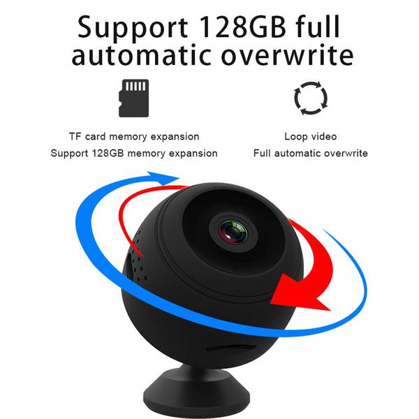 

cgjxsmini ip camera wifi night vision full hd 1080p mini dv detection cmos sensor recorder camcorder micro v1