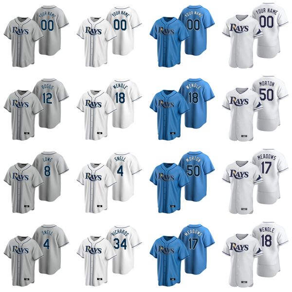 

9 will myers jersey womens pham 40 jose martinez 31 brian o'grady 3 evan longoria 35 brandon lowe blue baseball jerseys custom stitched, Blue;black