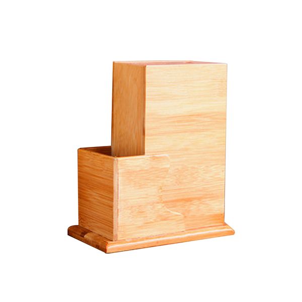 

организатор блок стенд стойки bamboo вуд кухня измельчитель природной ложка для хранения