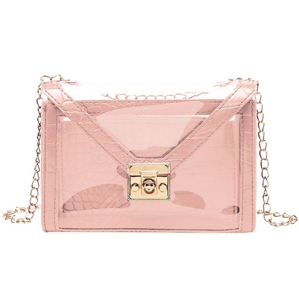 

женщины transparent малой сумка сумка летнего пляж кошелек crossbody tote l9be