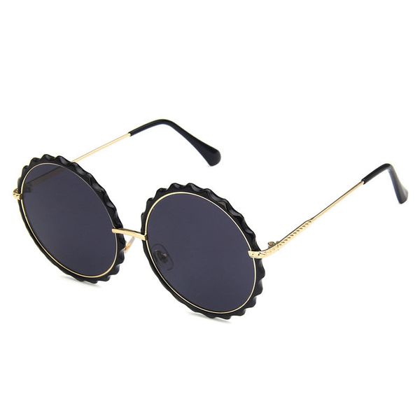 

2020 classic small frame round sunglasses women/men designer alloy mirror sun glasses female male vintage oculos, White;black